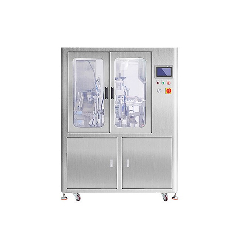 Six stations automatic filling and sealing machine